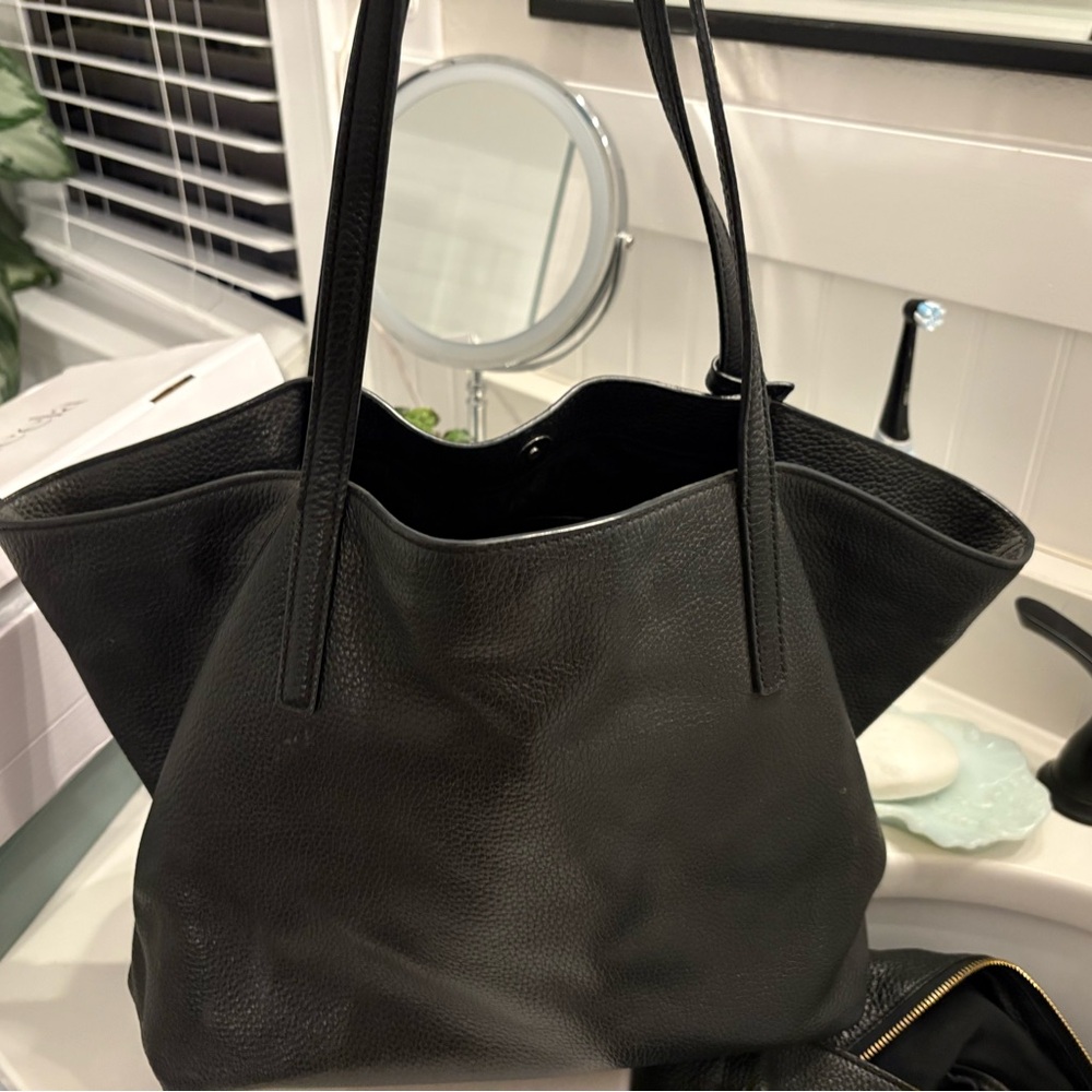 Michael Kors Black Leather Tote